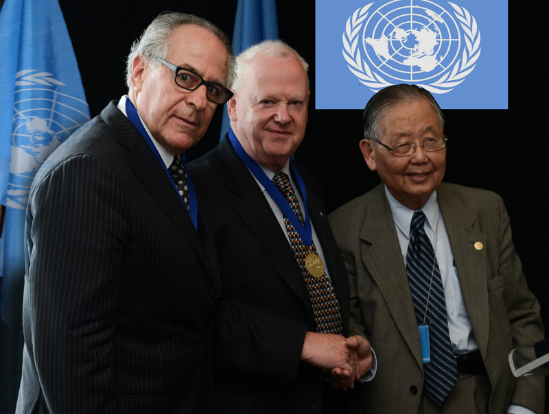 Neil Warner andUN award